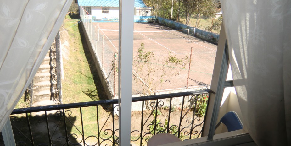 View of tennis court from Imbabura 2 bedroom